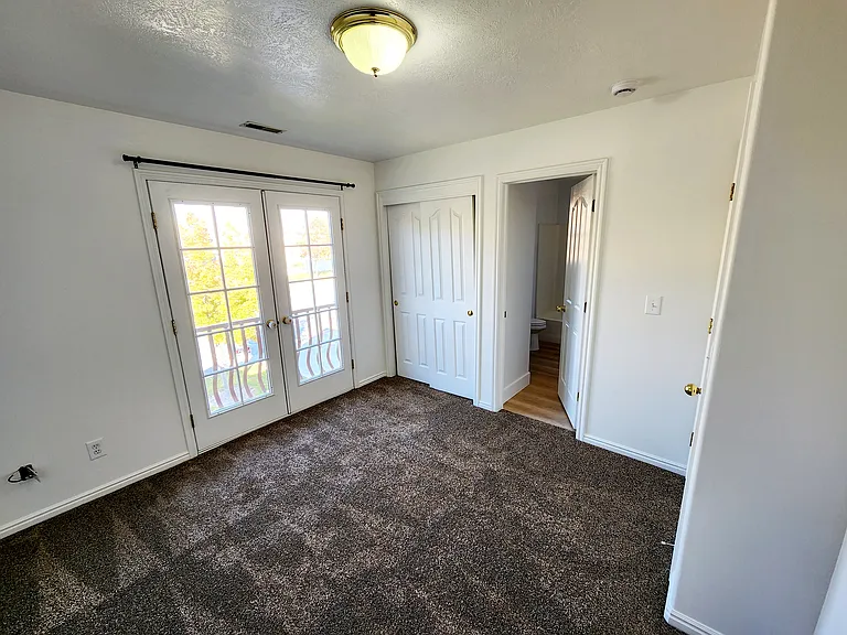 One of two rooms that connect to Jack & Jill full bathroom.