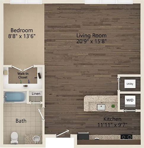 Floor plan McDowell