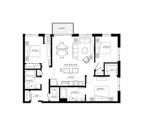 Floor plan D1