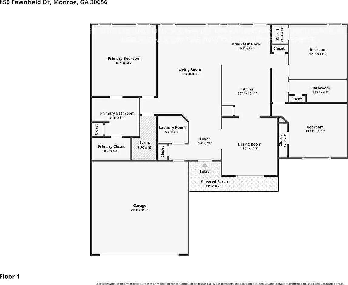 850 Fawnfield Dr Monroe, GA 30656 — Photo 3
