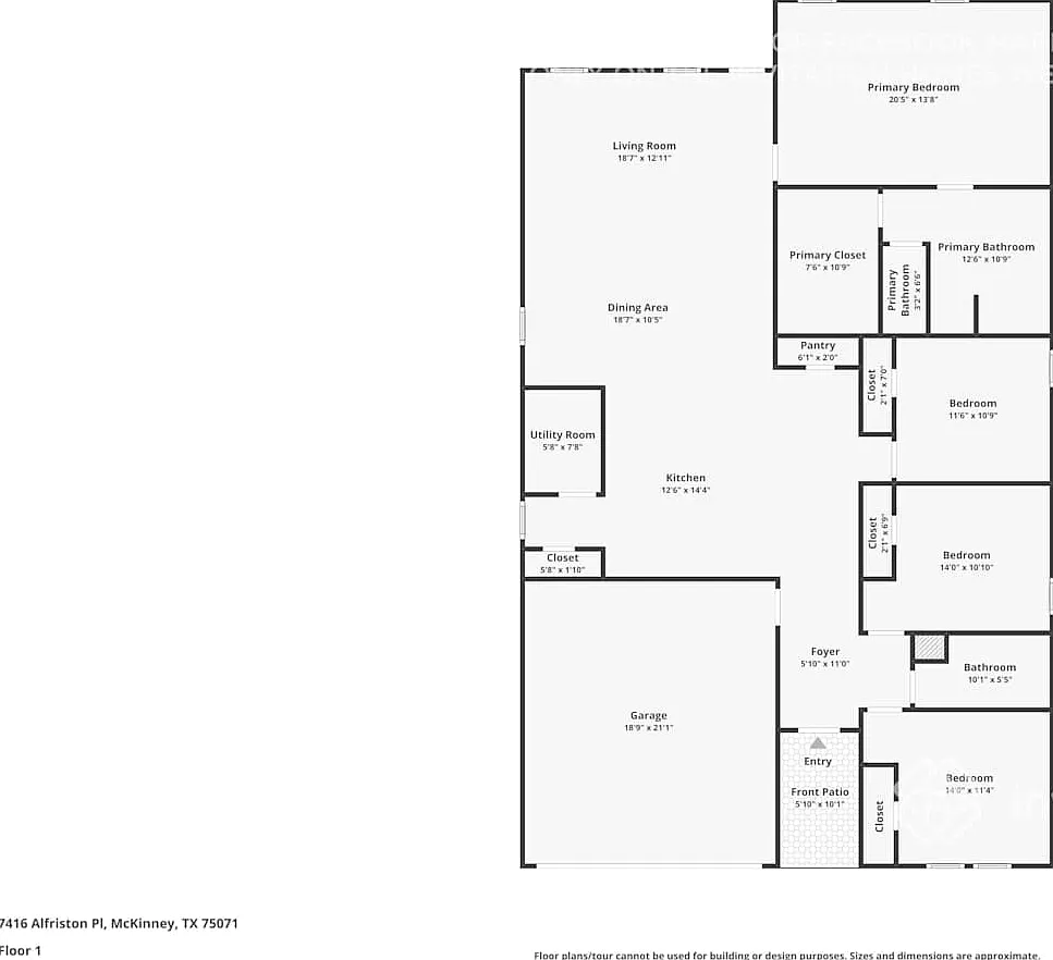 7416 Alfriston Pl Mckinney, TX 75071 — Photo 2
