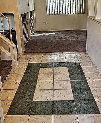 Ceramic floors.
