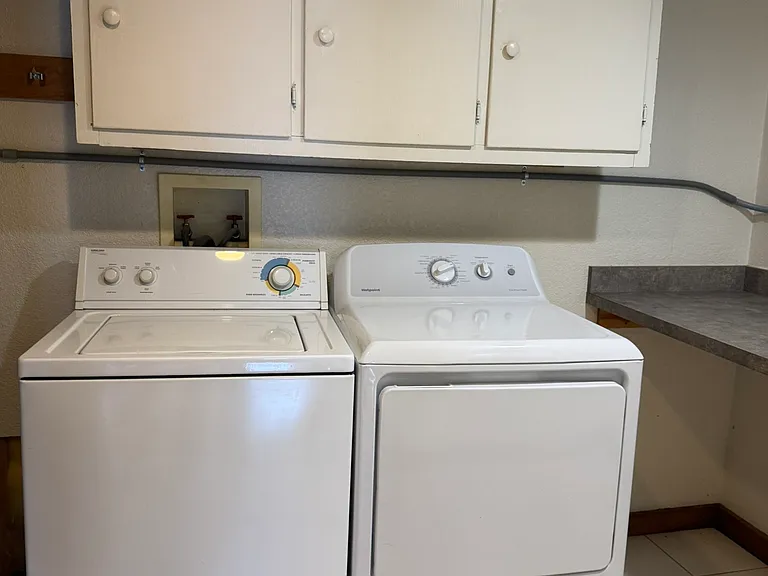 Washer and dryer provided