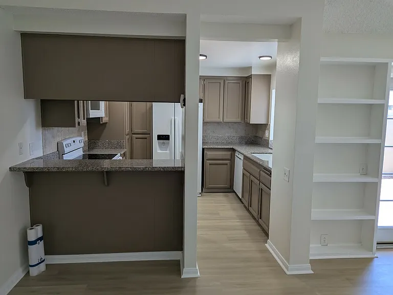Kitchen bar with pass thru