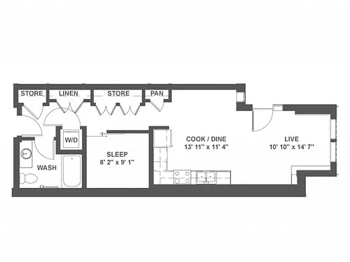 Floor plan A2d