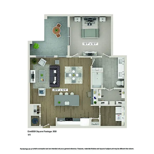 Floor plan A80