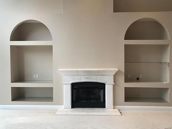 Built in shelving in Great room