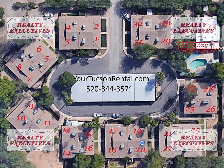 Site map of the community