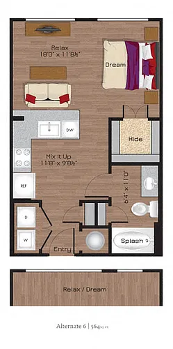 Floor plan E1