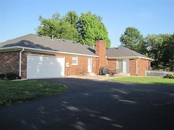 Rear driveway and parking area