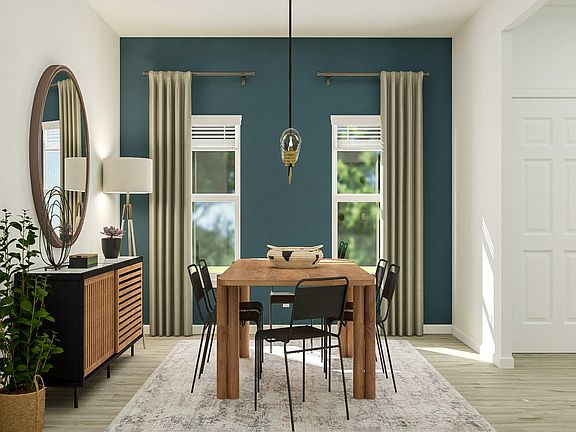 Enjoy the formal dining room located off the foyer and also accessible from the kitchen.
