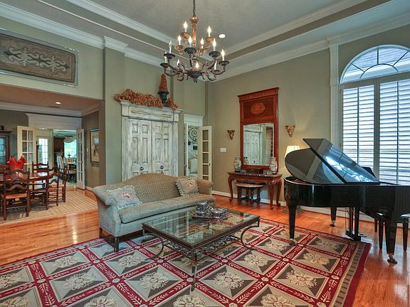 Formal living offers a timeless elegant feel.