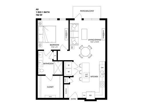 Floor plan A8