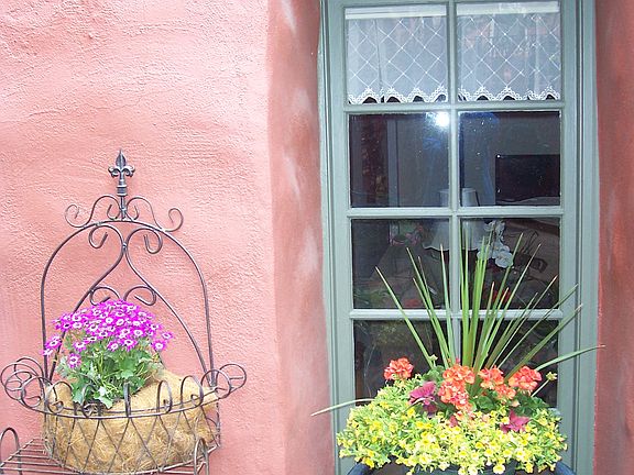 view of window from patio