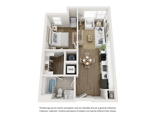 Floor plan 1A ANSI UFAS