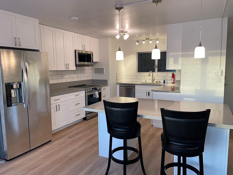 Newly renovated kitchen with island