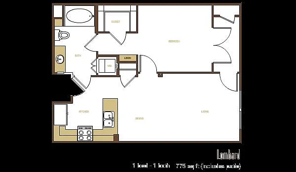 Floor plan Lombard