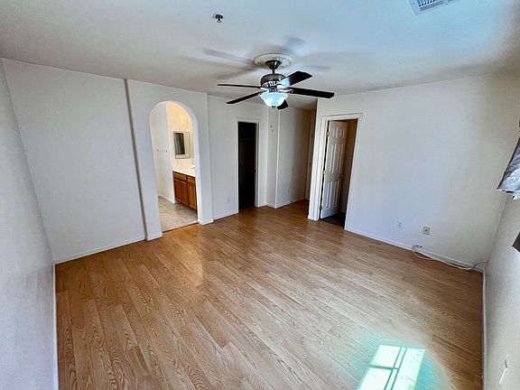 Primary bedroom with two closets
