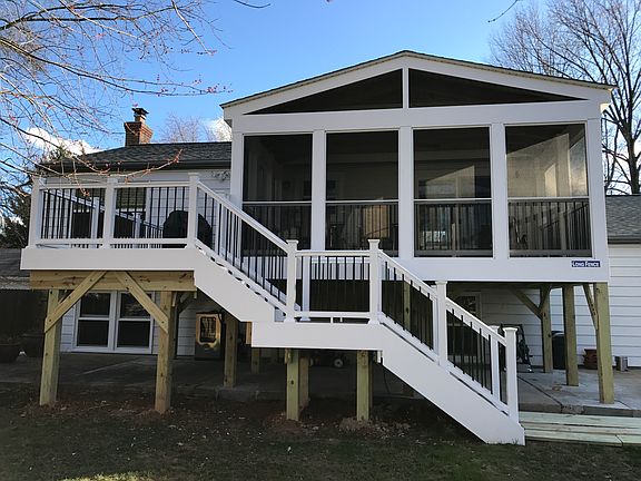 New patio and BBQ area
