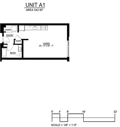 Floor plan Studio