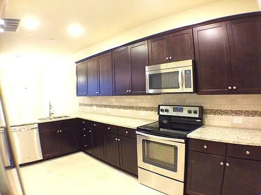Kitchen view from Garage Door