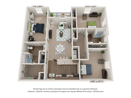 Floor plan C1