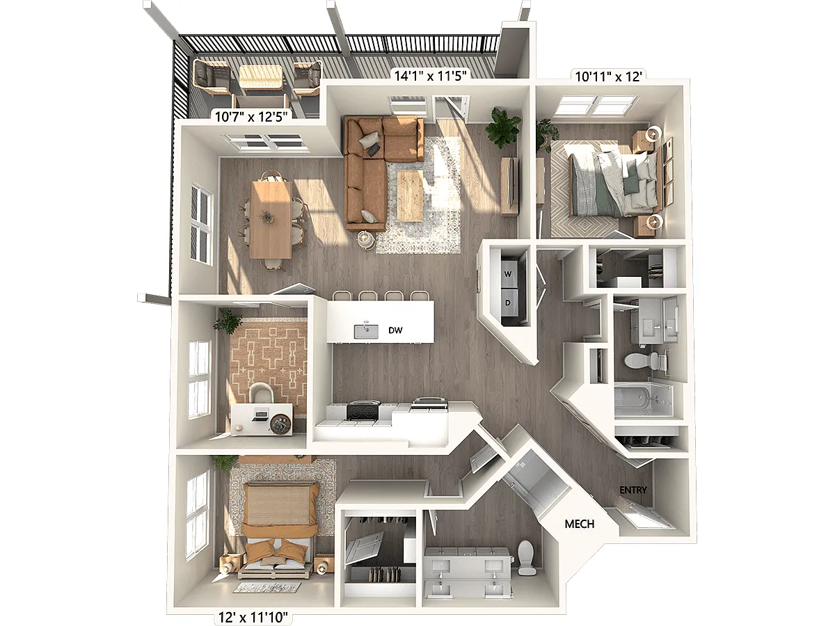 Floor plan B5-Finish1-1409