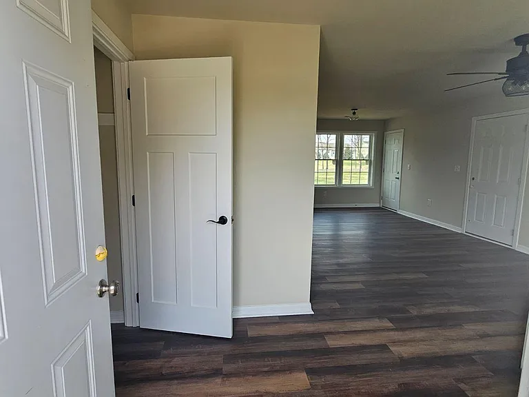 In front door