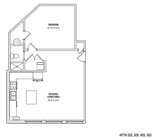 Floor plan The Pompeu