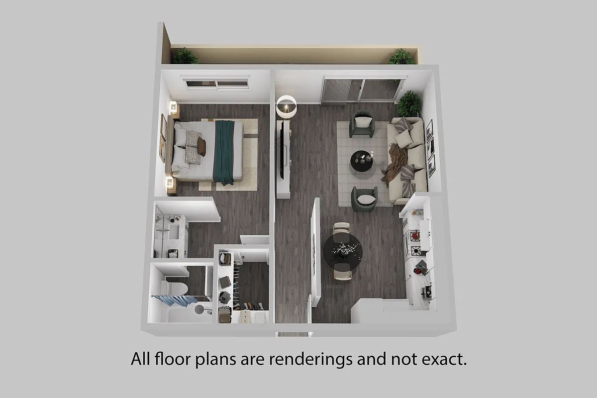Floor plan 1 Bedroom