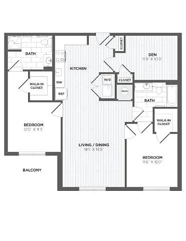 Floor plan b20cd