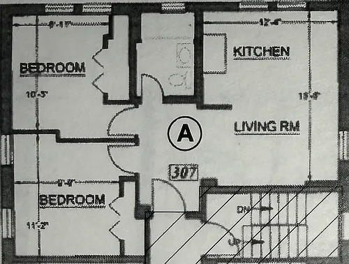 Floor plan 307