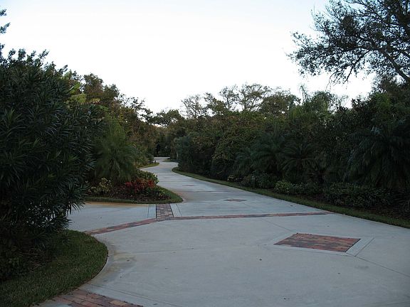 long, private driveway