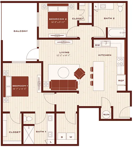 Floor plan C5B