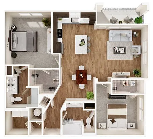 Floor plan B3