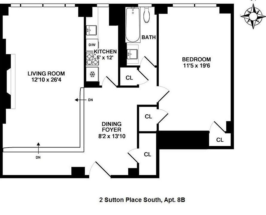 2nd image of 2 Sutton Pl S APT 8B
