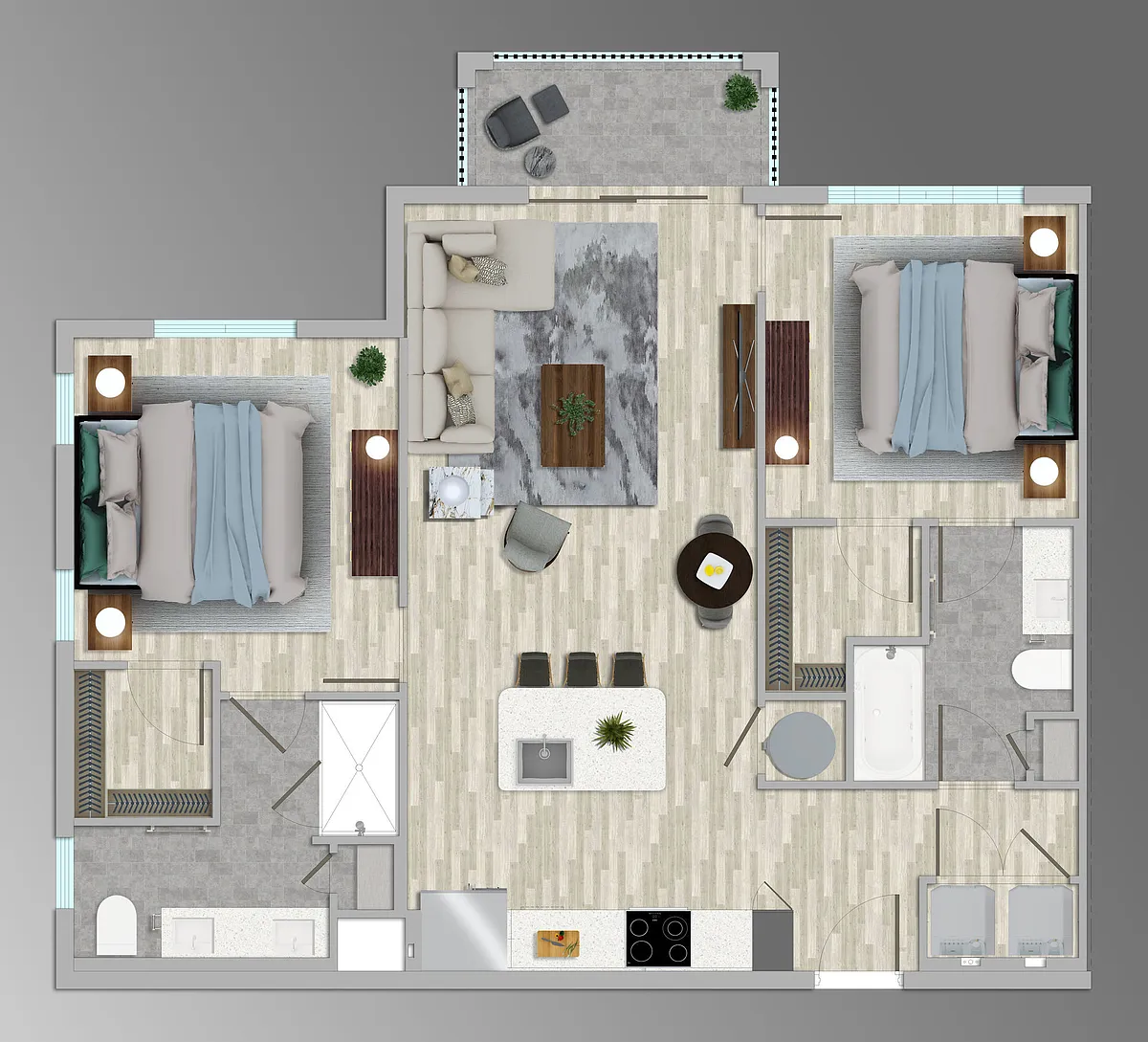 Floor plan B1