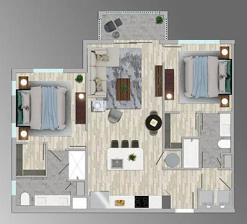 Floor plan B1