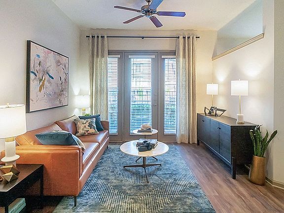 Ceiling fans in living rooms and bedrooms
