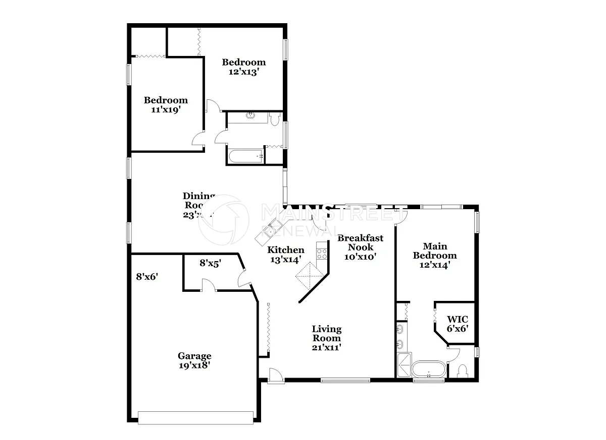 Floor Plan - 421 Peppermill Cir