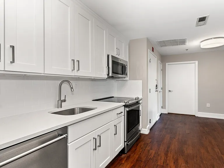 Open floorplans with wood flooring throughout