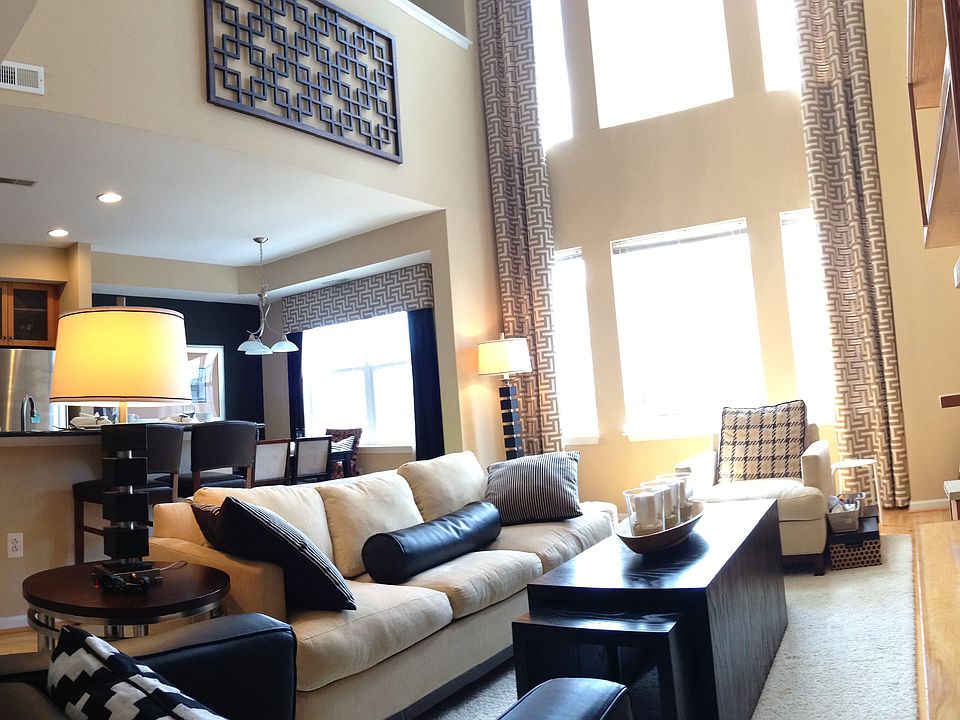 open plan living room