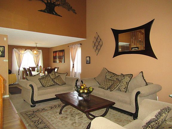 living room and dining room