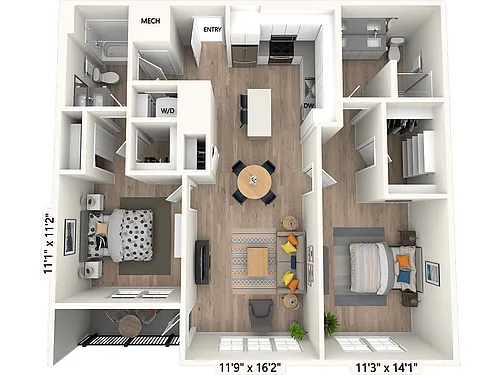 Floor plan BM08M-Scheme II