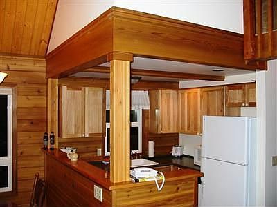 Kitchen. Fully stocked with everything you need. Plates, cups, flatware, coffee maker, microwave-Eve