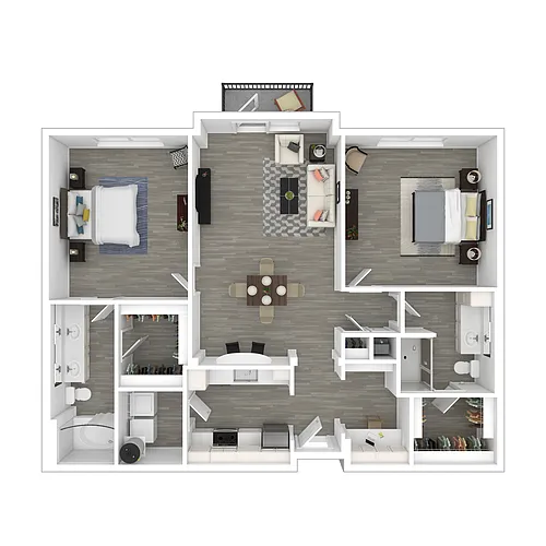 Floor plan The Spectrum - Renovated