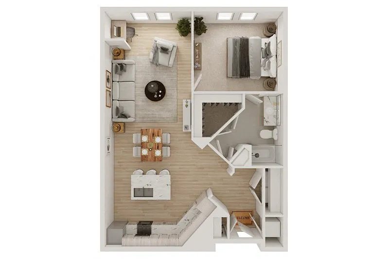 Floor plan A1D