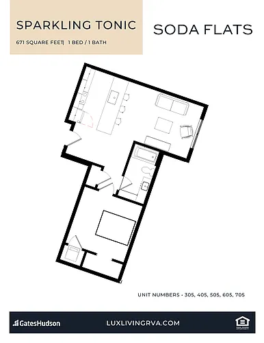Floor plan Sparkling Tonic