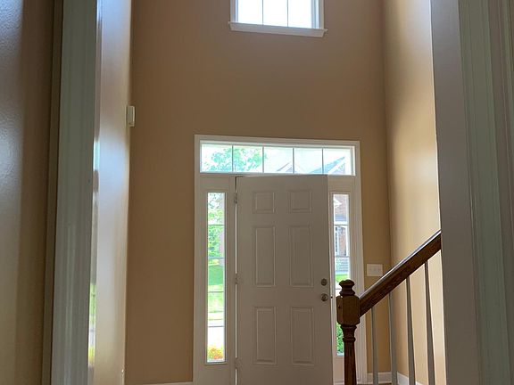 Front door from stairs