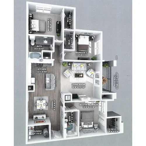 Floor plan River Birch